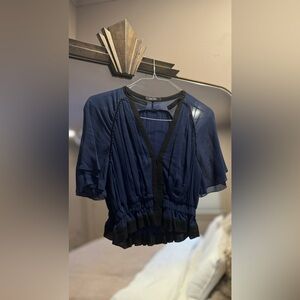 Isabel Marant Silk Crop Blouse